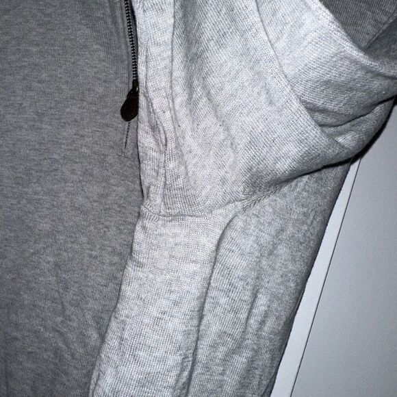 Vineyard Vines Men’s Heathered Gray Knit Quarter Zip Sweater XXL EUC - Picture 5 of 11